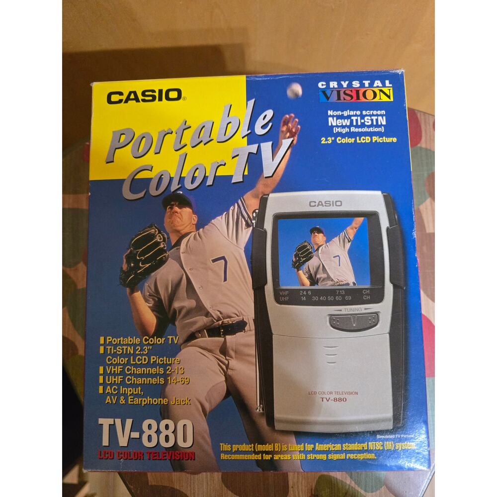 Casio Portable Color TV (TV-880)